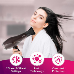 Agaro Professional Hair Dryer HD-1120 2000W AC