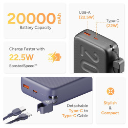 Ambrane Power Bank 20000mah