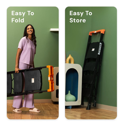 BonKaso Heavy Duty 7-Step Foldable Ladder