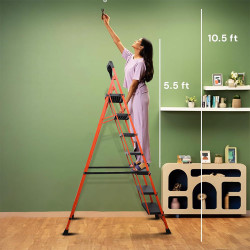 BonKaso Premium 7-Step Foldable Ladder