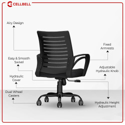 CELLBELL Desire C104 Mesh Mid Back Chair