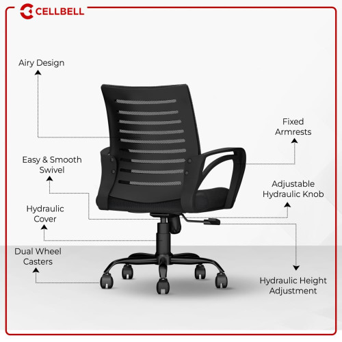 CELLBELL Desire C104 Mesh Mid Back Chair
