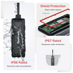 Fleettrack Pro+ 4G Wired GPS Tracker for Car & Bike Security