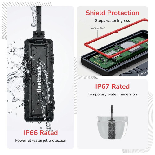 Fleettrack Pro+ 4G Wired GPS Tracker for Car & Bike Security