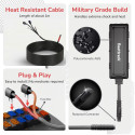 Fleettrack Pro+ 4G Wired GPS Tracker for Car & Bike Security