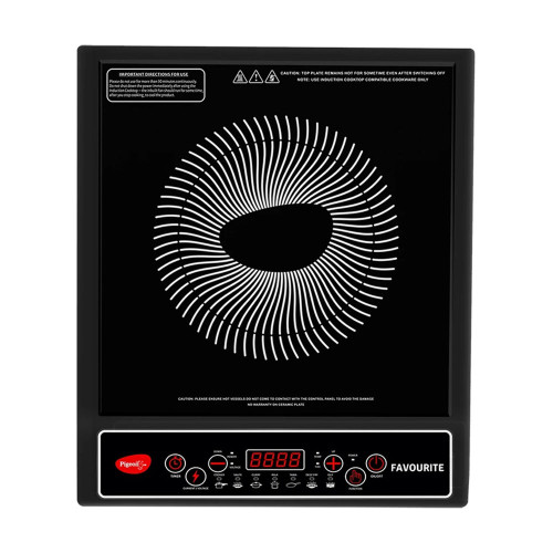 Pigeon 1800 W Induction Cooktop Push Button Pigeon 1800 W Induction Cooktop Push Button