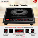 Pigeon 1800 W Induction Cooktop Push Button Pigeon 1800 W Induction Cooktop Push Button