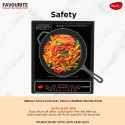 Pigeon 1800 W Induction Cooktop Push Button Pigeon 1800 W Induction Cooktop Push Button