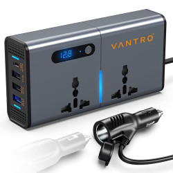 Vantro Car Power Inverter/Laptop Charger 200W
