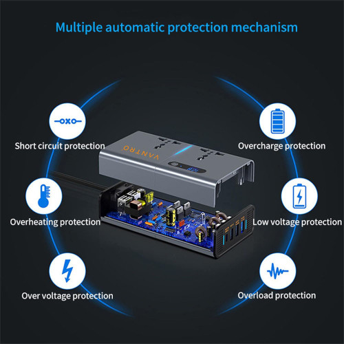 Vantro Car Power Inverter/Laptop Charger 200W