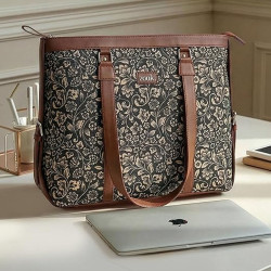 Zouk Women Leather Office Bag