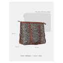 Zouk Women Leather Office Bag
