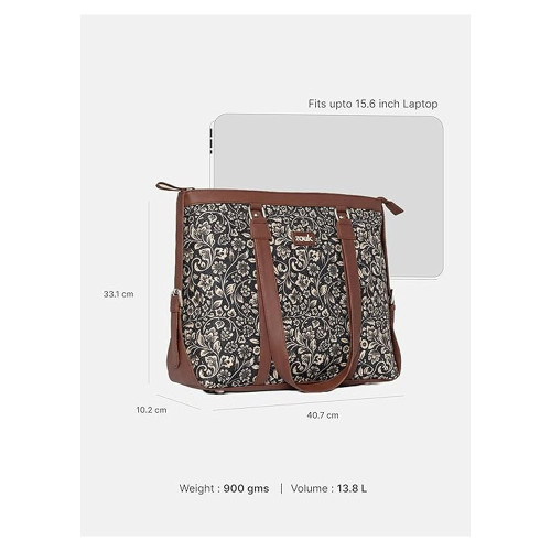 Zouk Women Leather Office Bag