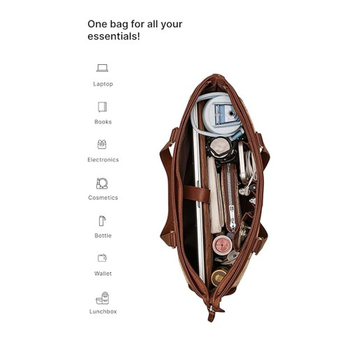 Zouk Women Leather Office Bag