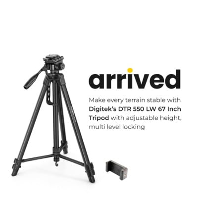 DIGITEK Foldable Tripod Stand for Mobile and Camera