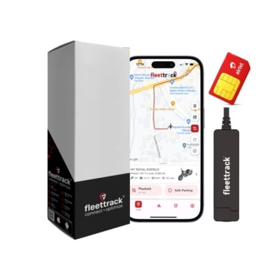 Fleettrack GPS Tracker for Car|Bike|Scooter|Van|Truck|Lorry|Bus|EV