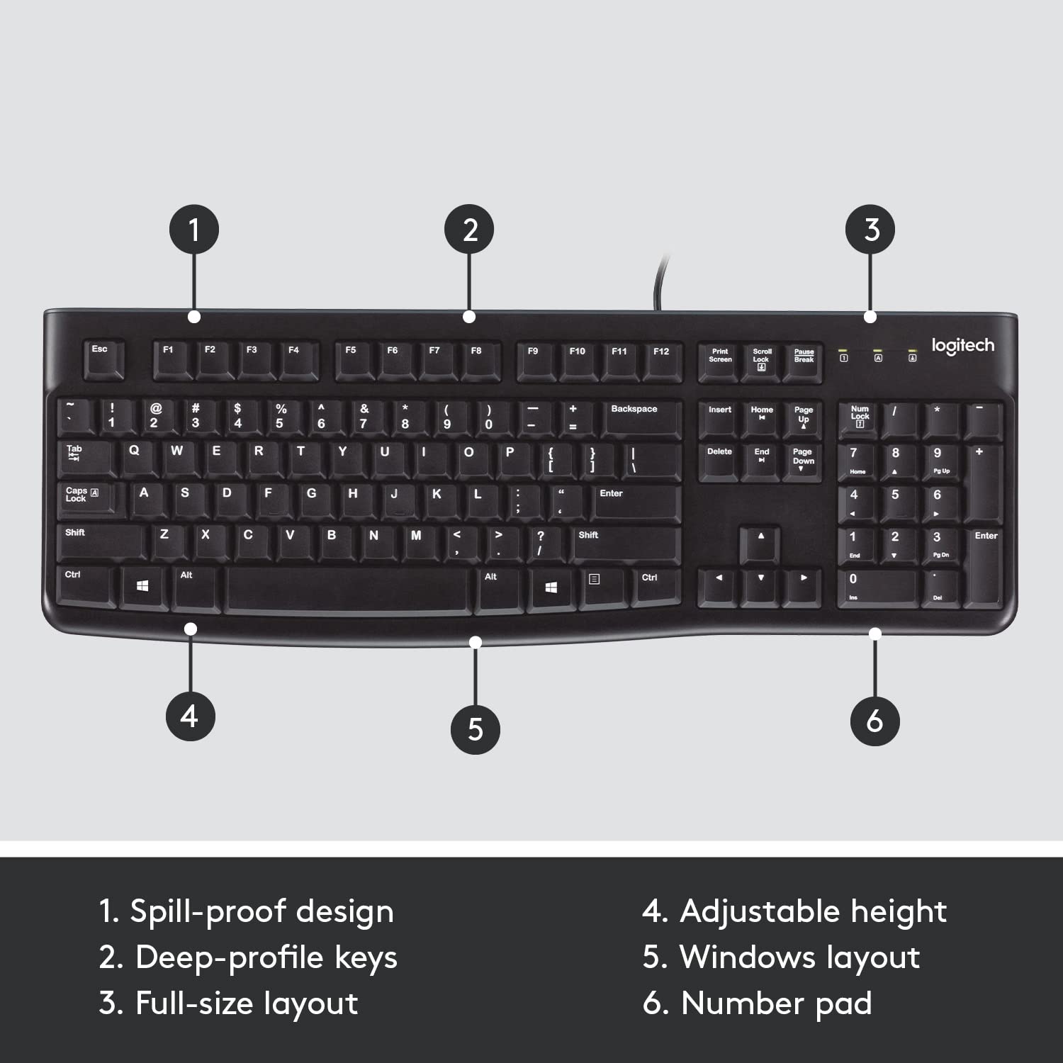 logitech-k120-wired-usb-keyboard-features Logitech K120 Wired USB Keyboard Features