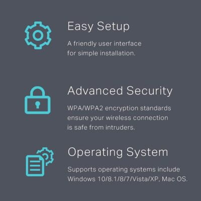 TP-Link USB WiFi Adapter Features